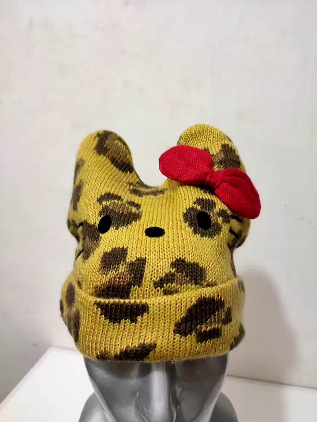 Japanese Brand Eikoh Hello Kitty Horn Beanie hats Size ONE SIZE - 2 Thumbnail