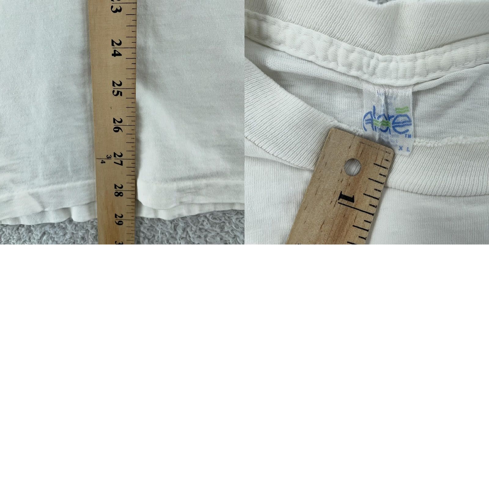 Vintage Trashed Vintage Bass Pro Shops Shirt M/L Fishing Cartoon It's A Keeper Joke Tee Mens White Crew Neck Short Sleeve Graphic Print Fun Size US M / EU 48-50 / 2 - 9 Thumbnail