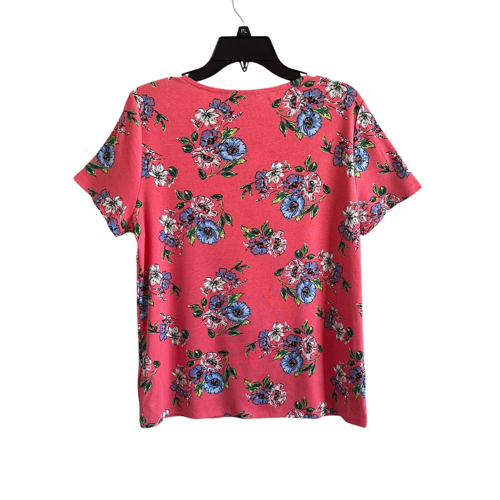 Other Rafaella Floral Short Sleeve Round Neck Cotton Blouse Top Size L / US 10 / IT 46 - 8 Thumbnail