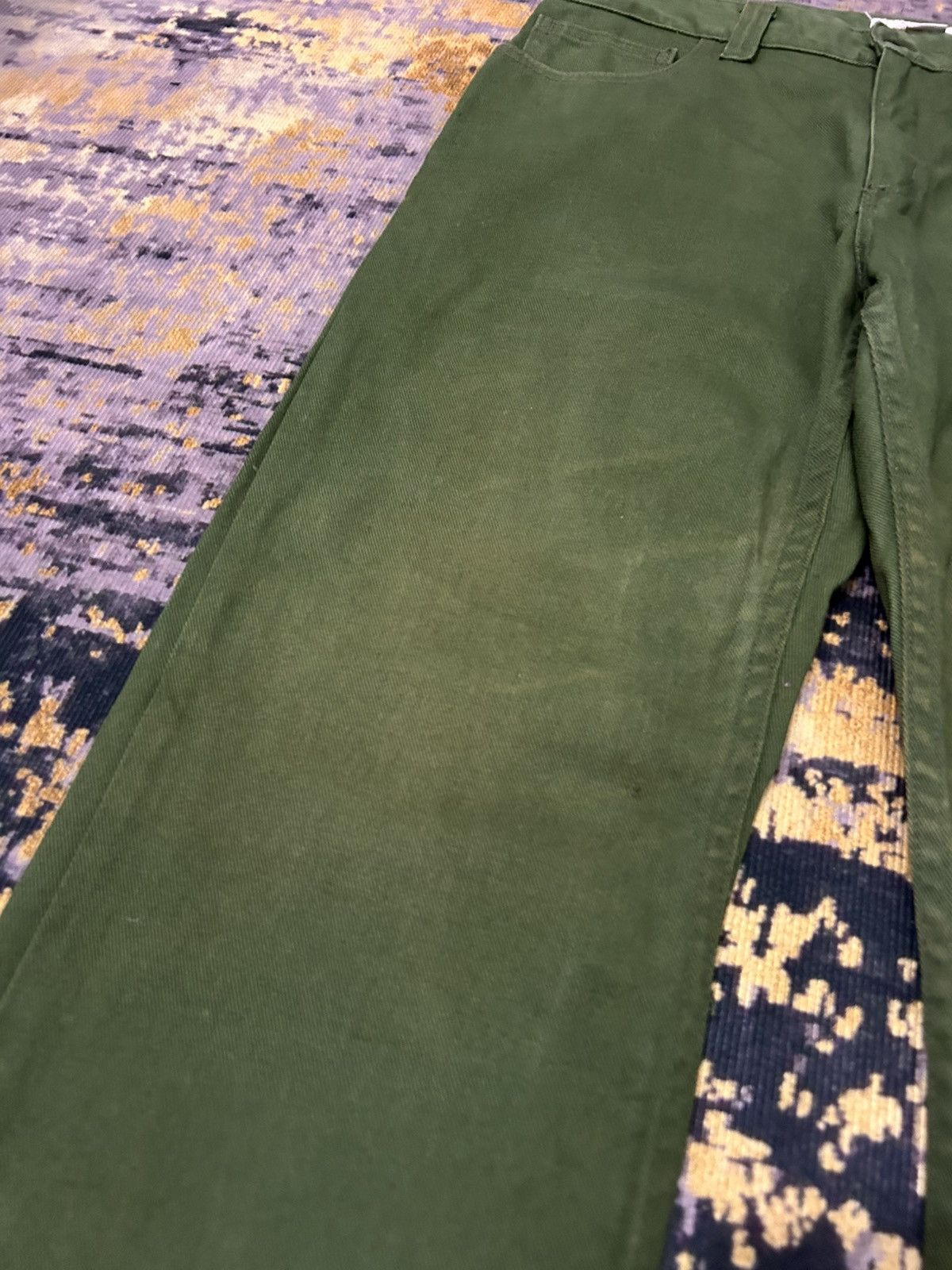 Filson Filson Army Green Sun Faded Pants Size US 33 - 9 Thumbnail