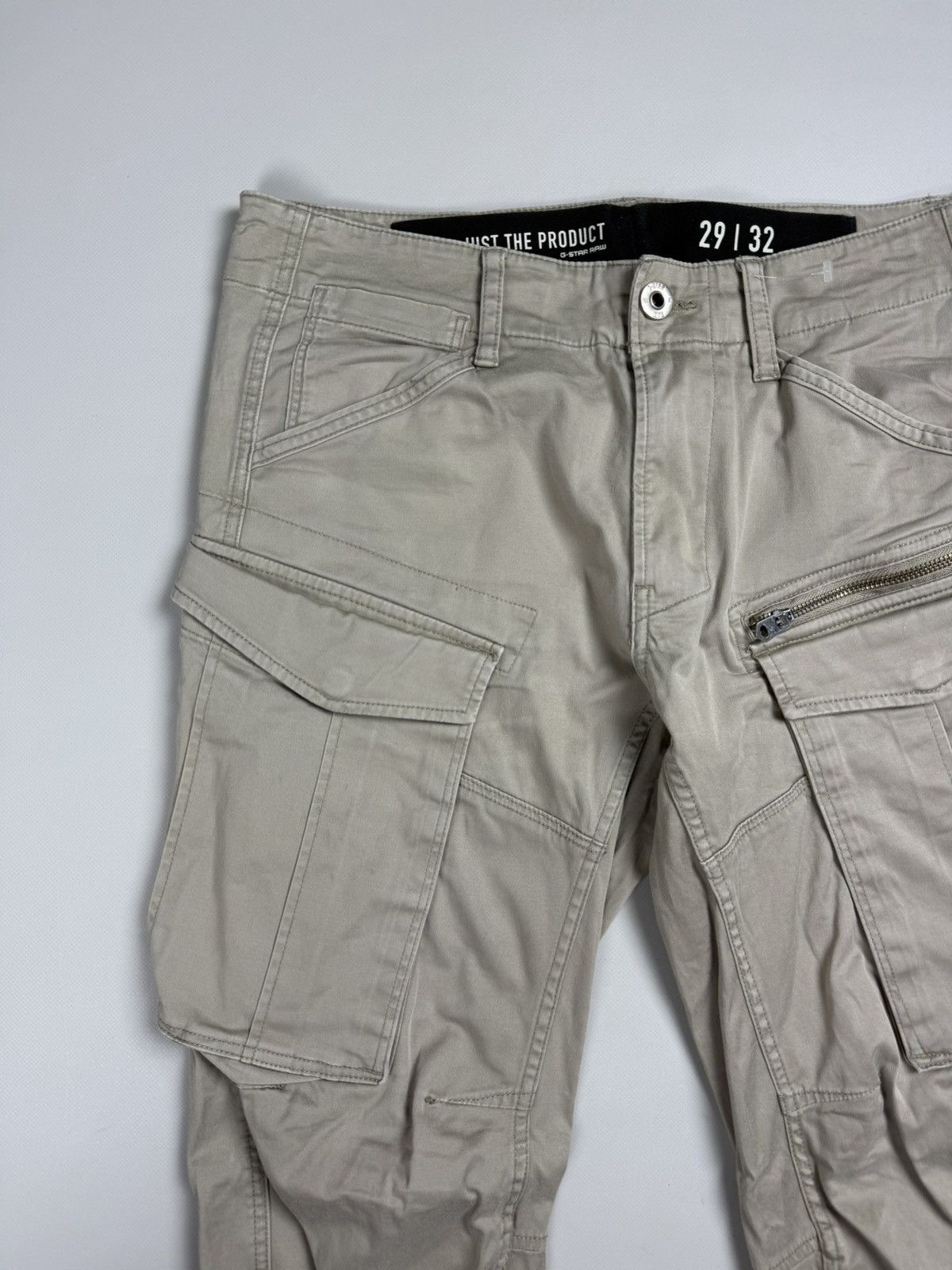 Designer G Star Raw Rovic Zip 3D Tapered Cargo Pants Trousers Size US 29 - 6 Thumbnail