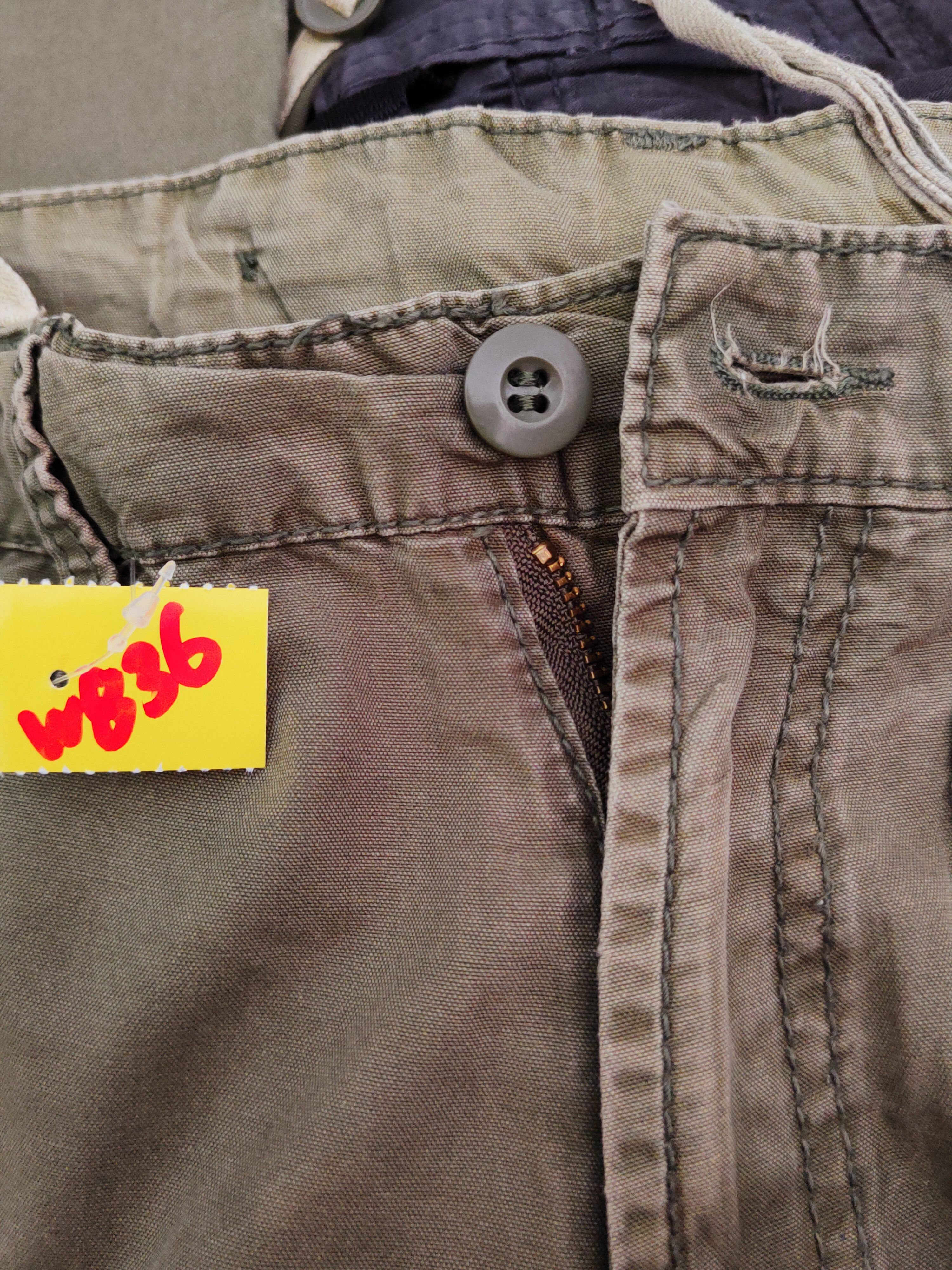 Japanese Brand Japanese Brand Green Faded Multipocket Cargo Pants #W846 Size US 32 / EU 48 - 14 Thumbnail