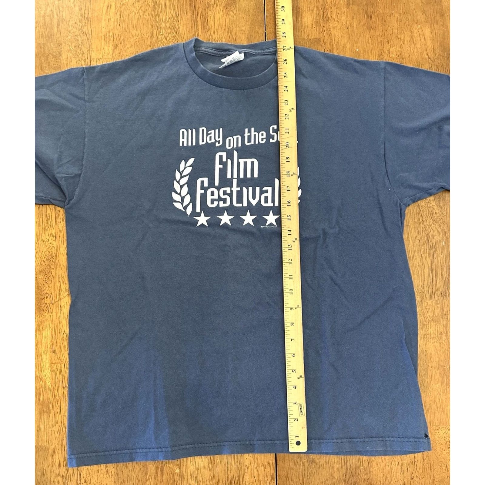 Vintage VINTAGE All Day On The Sofa Film Festival T Shirt XL Studio 4 Easy Funny Blue Mens XL Size US XL / EU 56 / 4 - 8 Thumbnail