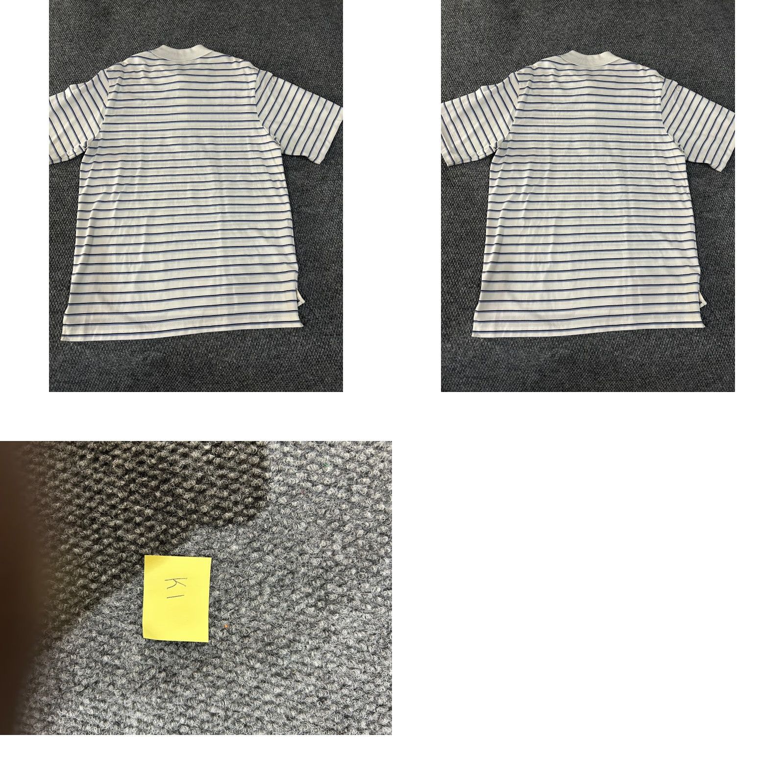 Polo Ralph Lauren Polo Ralph Lauren Polo Shirt Mens L White Blue Striped Classic Golf Shirt Size US L / EU 52-54 / 3 - 8 Thumbnail