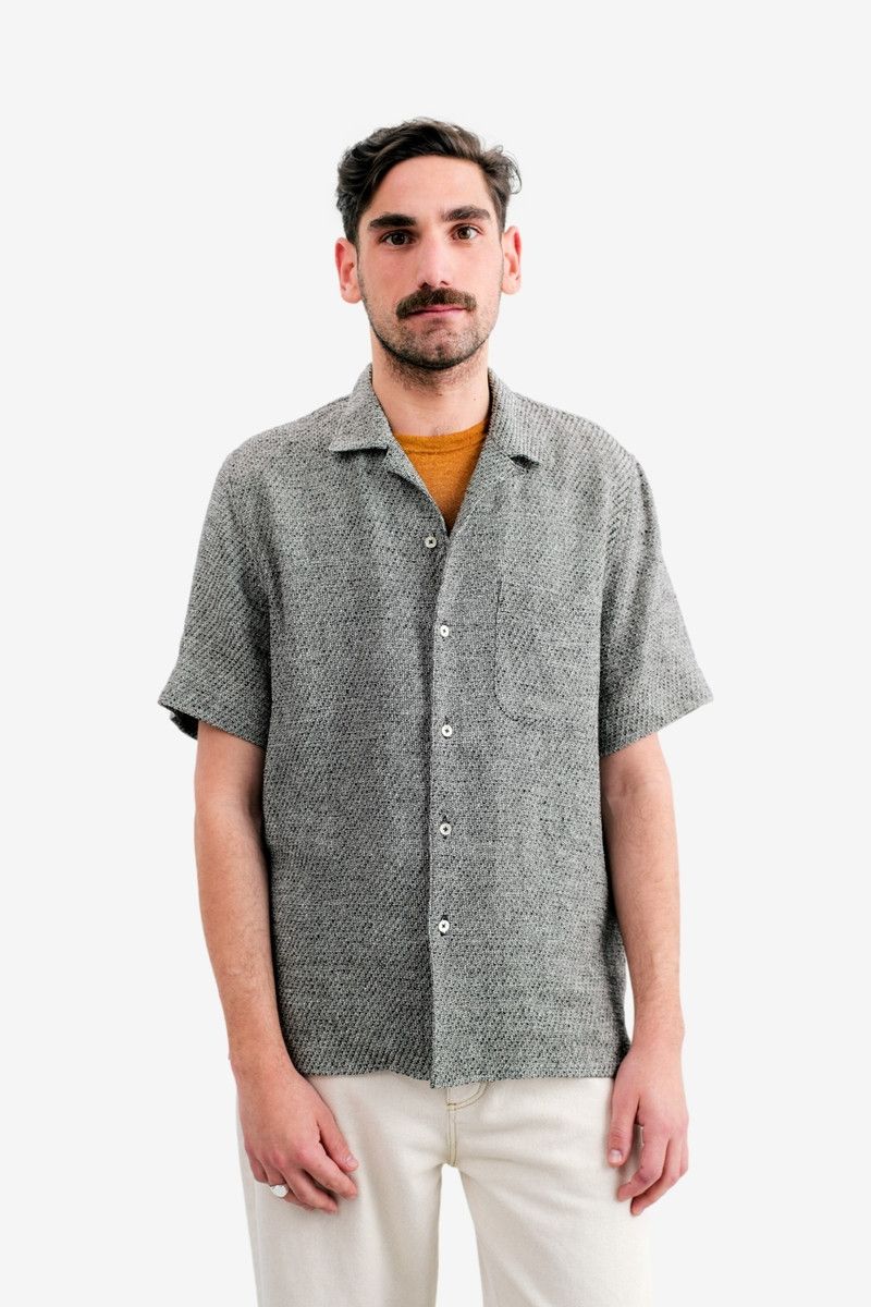 A Kind Of Guise Gioia Shirt - salt and pepper Size US M / EU 48-50 / 2 - 1 Thumbnail