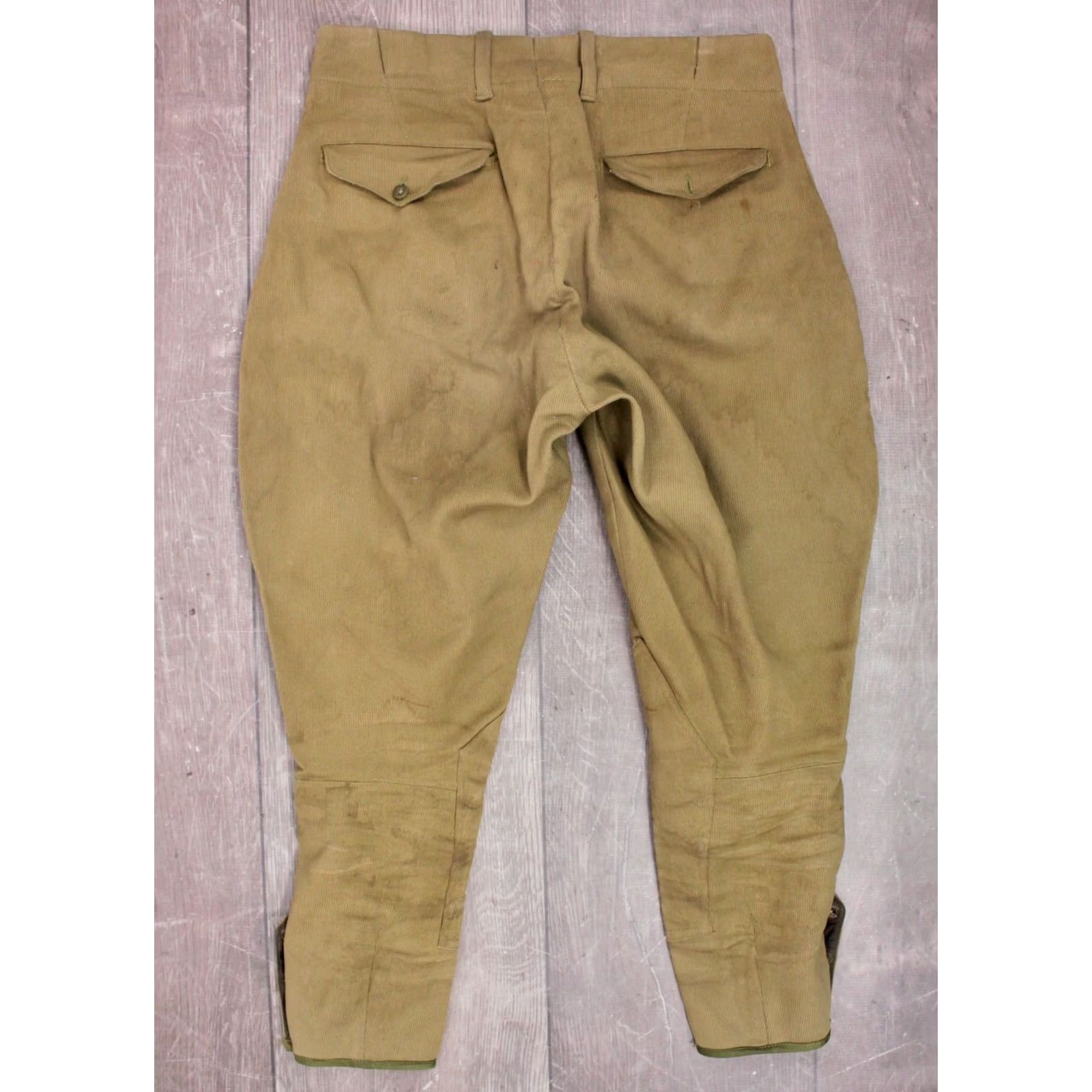 Olive VINTAGE 1920s 1930s Olive Green Breeches Pants Sz 32x24 20s 30s Mens Size US 32 / EU 48 - 3 Thumbnail