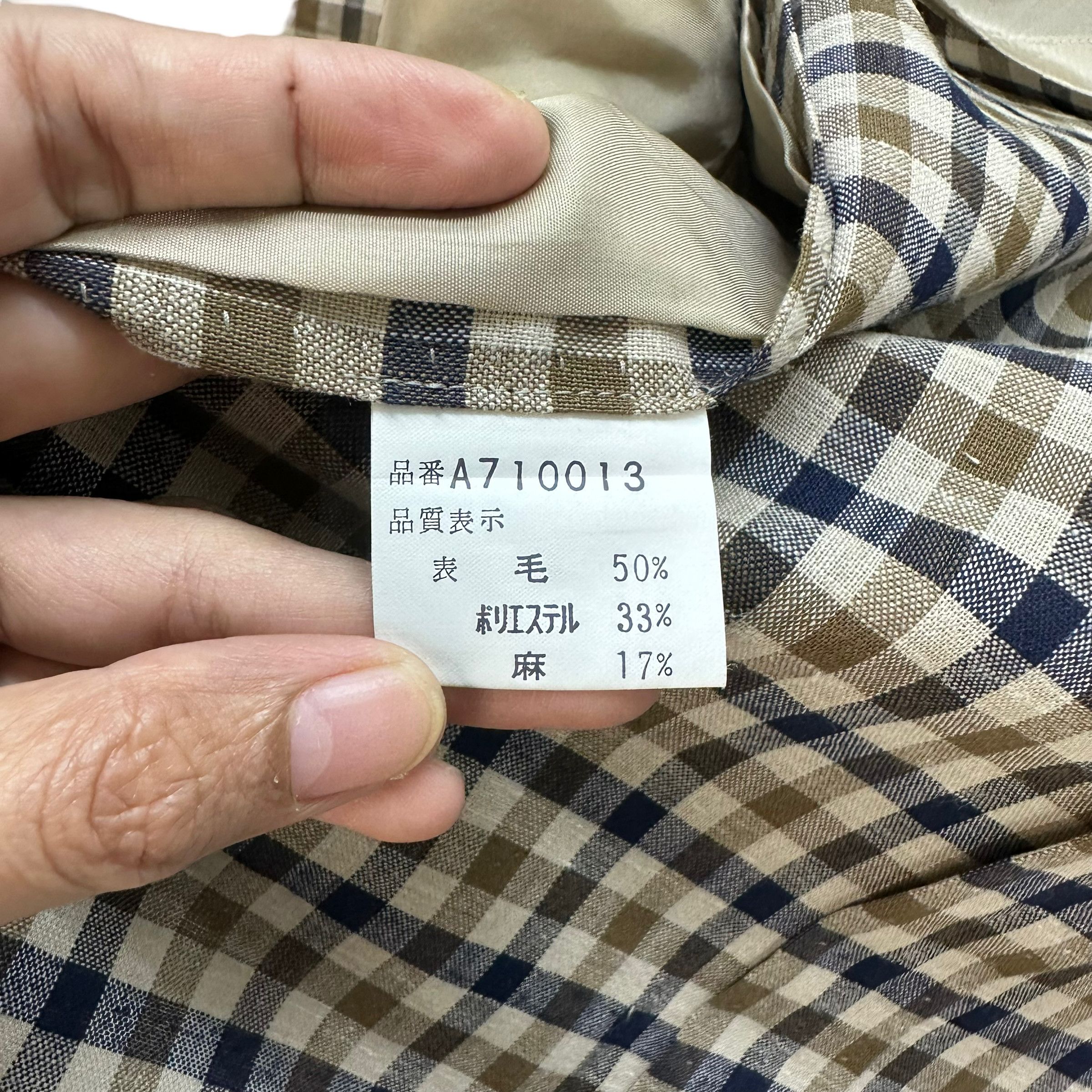 Aquascutum AQUASCUTUM CHECKED SUIT JACKET / BLAZERS #7835-181 Size M / US 6-8 / IT 42-44 - 8 Thumbnail