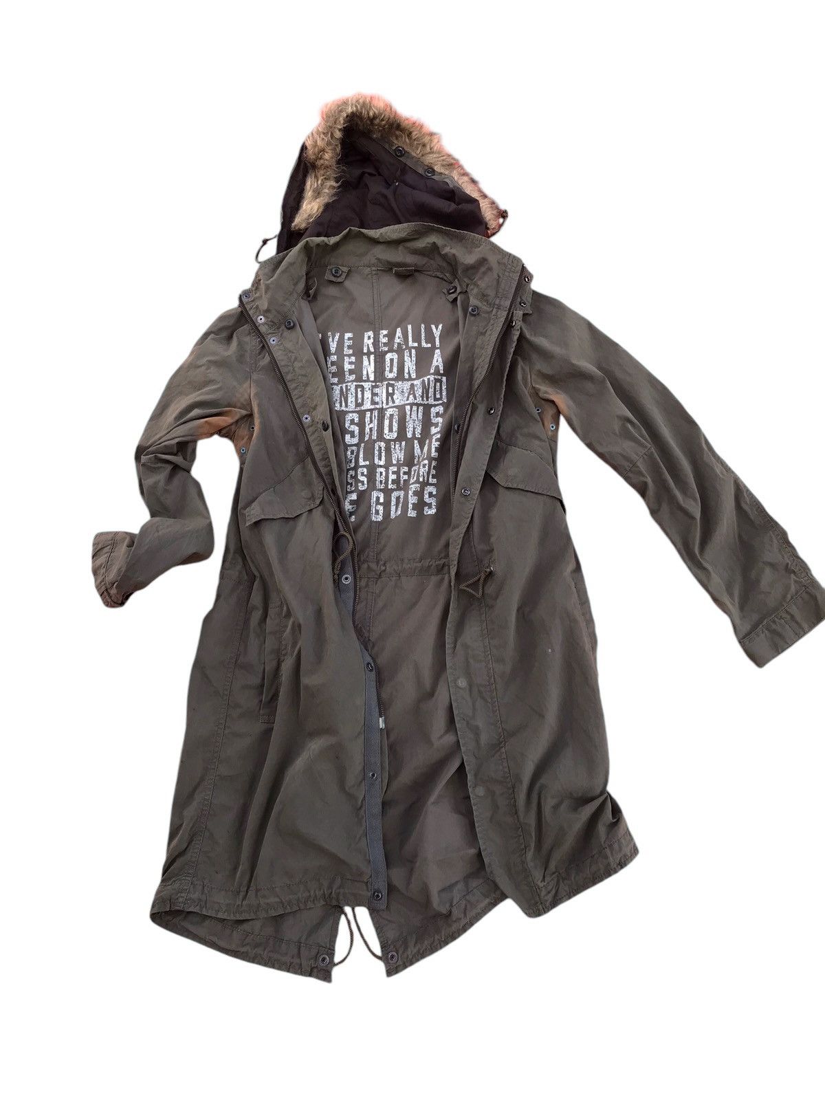 GOA RARE PPFM PARKA JACKET INSPIRED IF SIX WAS NINE SUN FADED Size M / US 6-8 / IT 42-44 - 13 Thumbnail