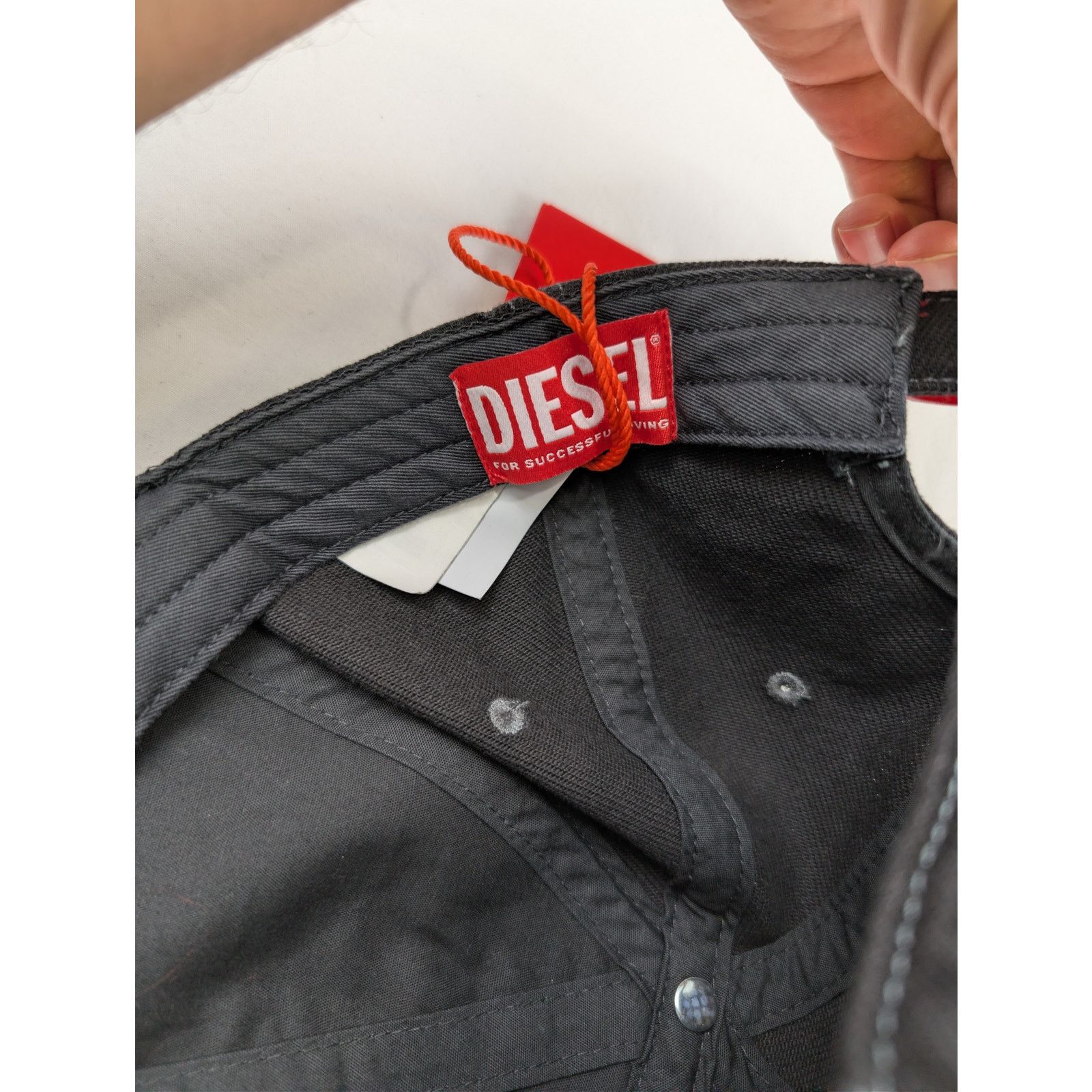 Diesel o1rshd1 Size: 2 / C-Jarl Cappello Cap / Hat in Black Size ONE SIZE - 9 Thumbnail