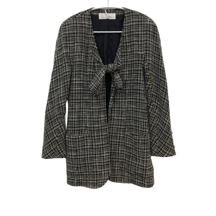 Balenciaga Balenciaga Plaid Tie Front Blazer Size 38 Size S / US 4 / IT 40 - 1 Thumbnail