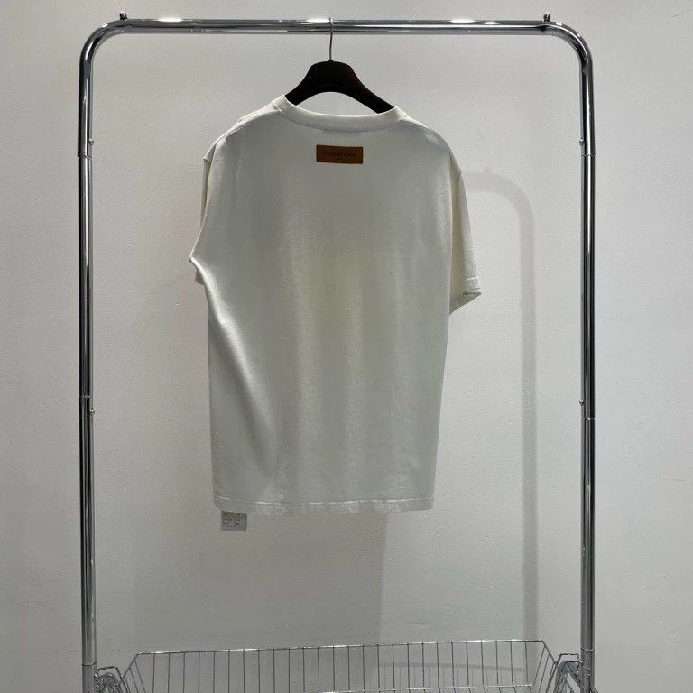 Louis Vuitton Louis Vuitton Blue foam embroidered short sleeve T-shirt Size US L / EU 52-54 / 3 - 2 Thumbnail