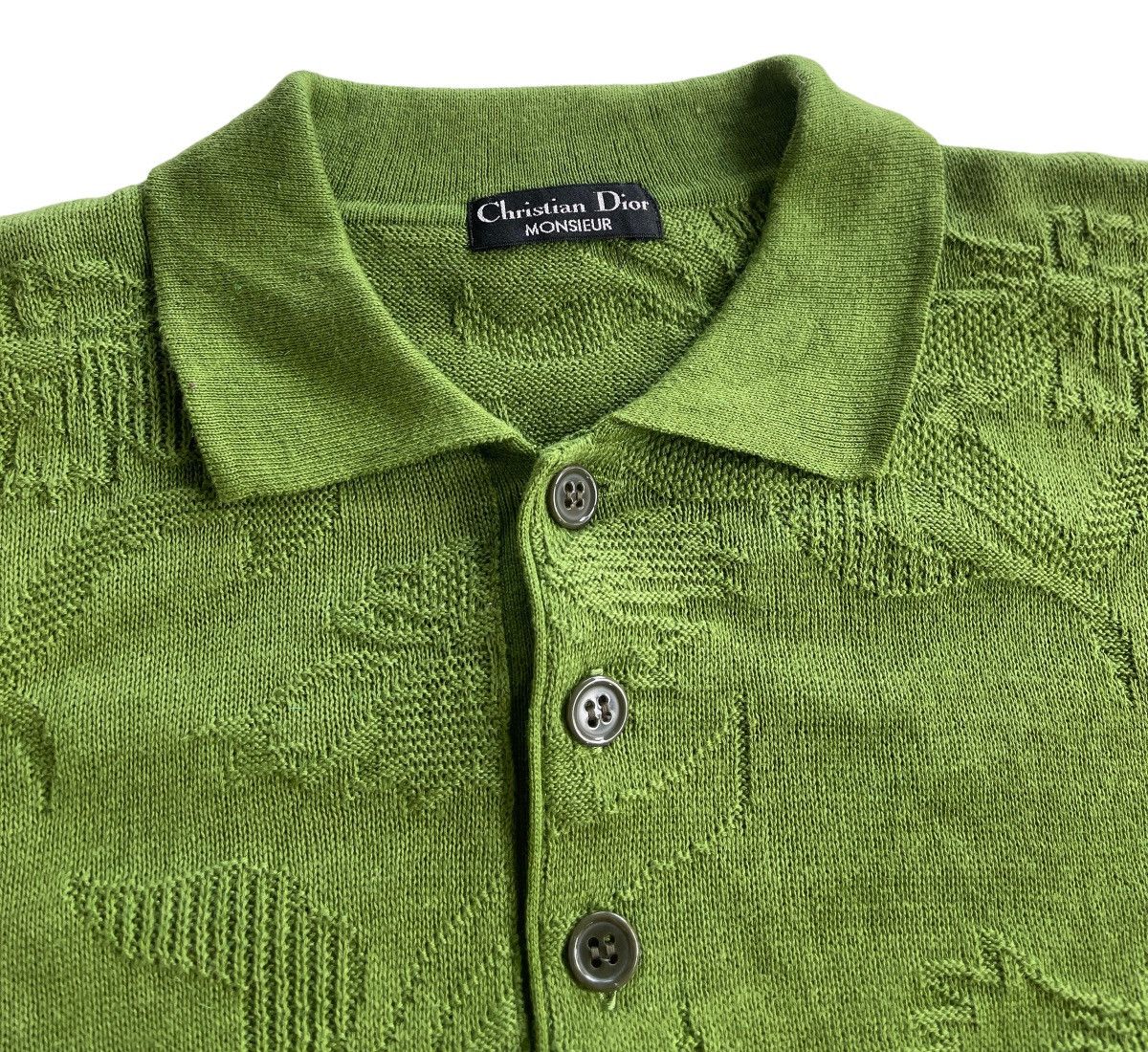 Christian Dior Monsieur CD Monsieur Luxury Knitwear Shortsleeve Sweater Size US M / EU 48-50 / 2 - 2 Thumbnail