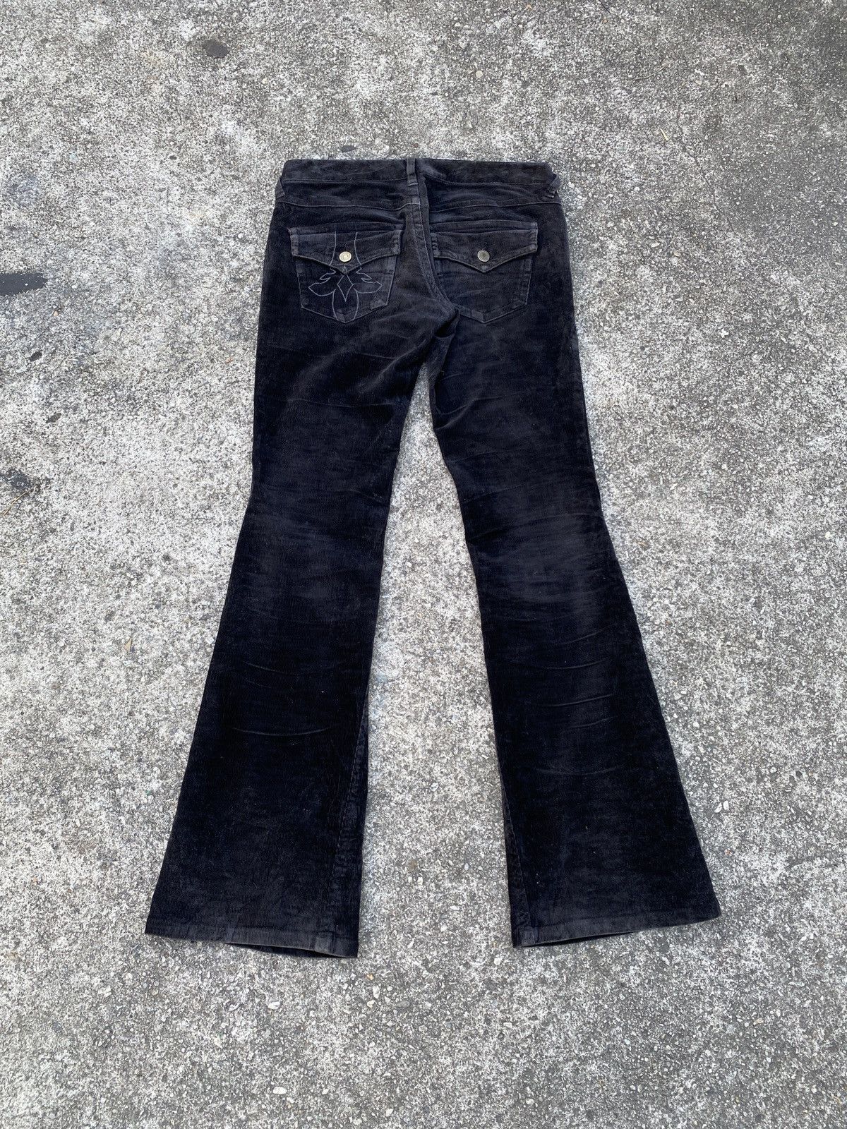 Japanese Brand R.P.B Due Corduroy Low Rise Flare Pant Size US 28 / EU 44 - 3 Thumbnail