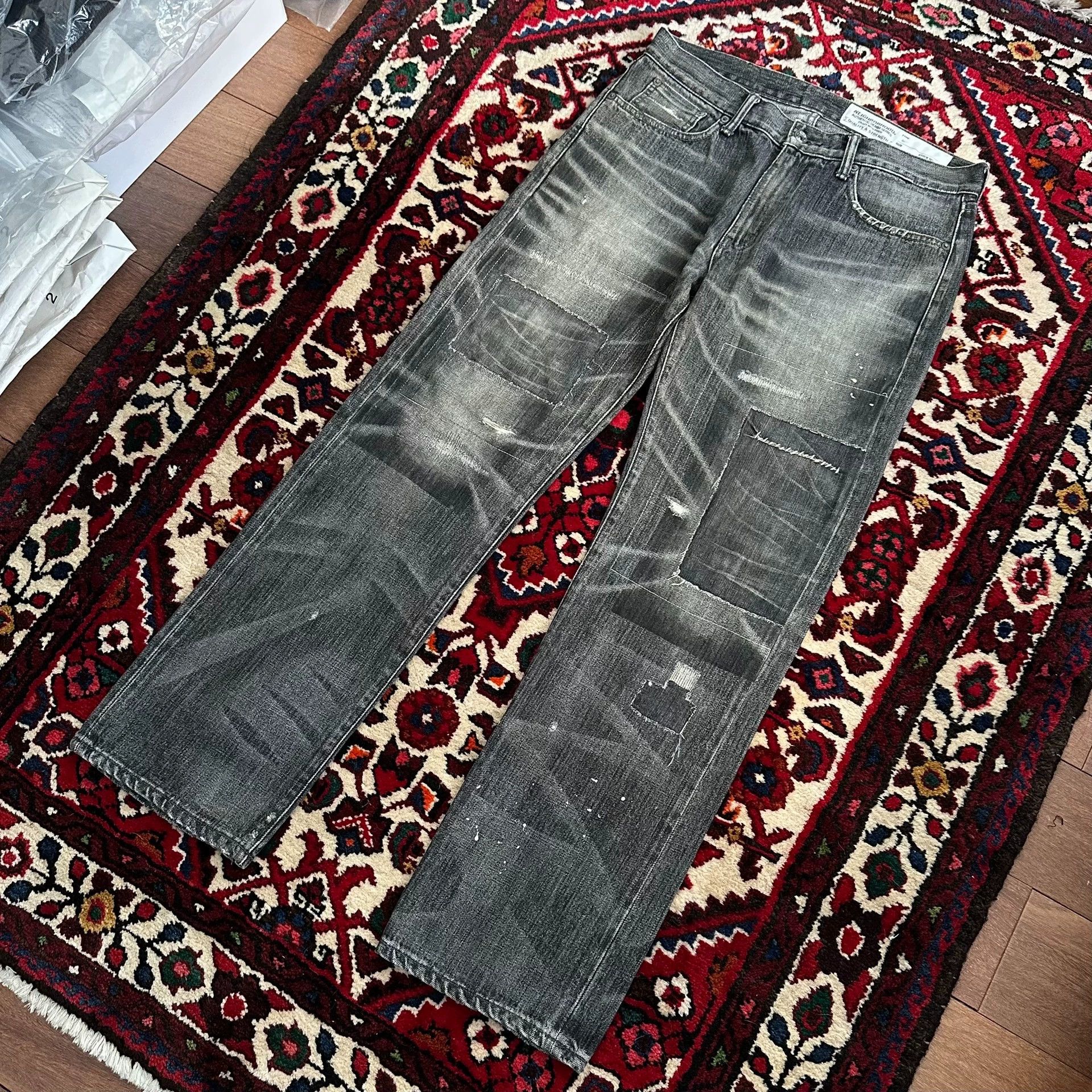 NBDN Nobrandedon NBHD 13aw mid m distressed rust jeans Size US 33 - 5 Thumbnail