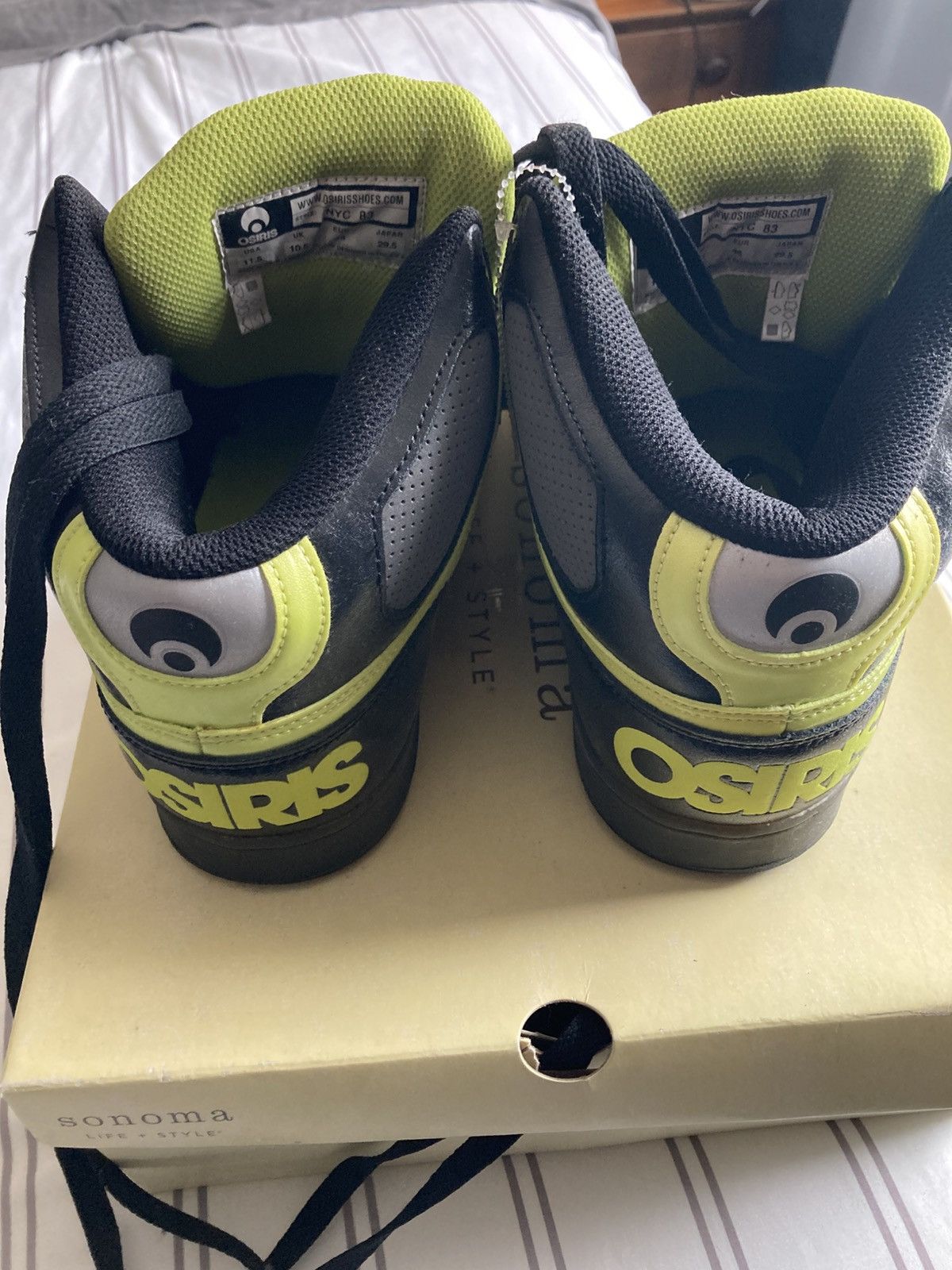Osiris Osiris NYC 83 Neon Green Size US 11.5 / EU 44-45 - 2 Thumbnail