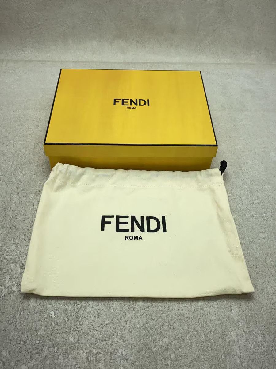 Fendi Fendi Leather Tri-Fold Wallet Beige Size ONE SIZE - 7 Thumbnail