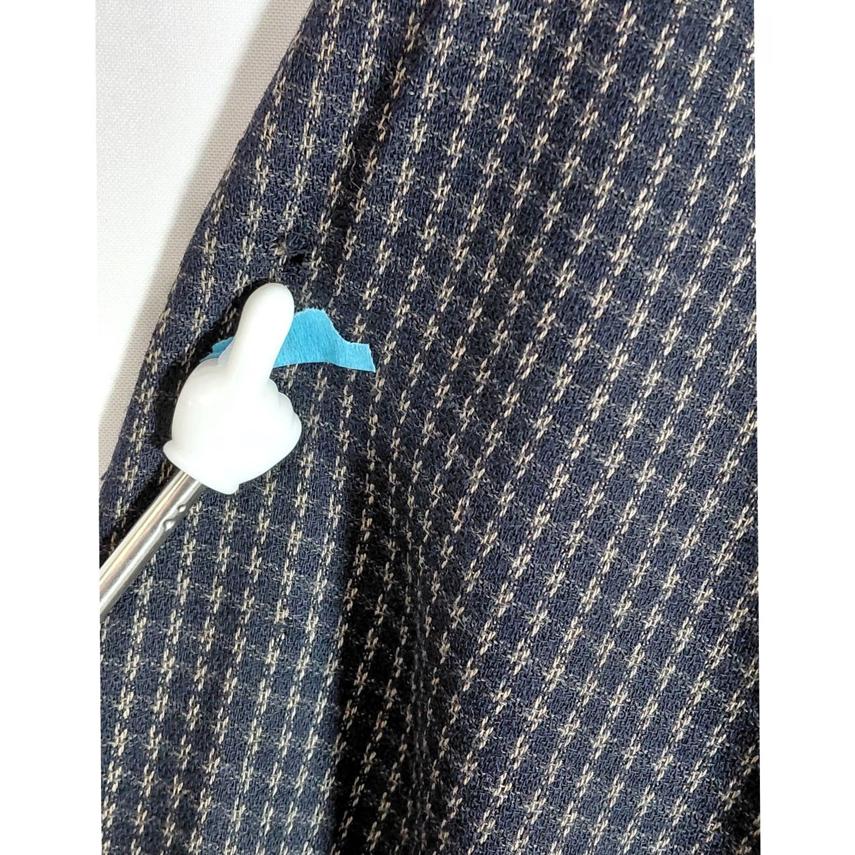 Vintage Vintage FOCUS 2000 BY Charles Glueck Wool Blazer Gray Solid Size 18W Size XXL / US 16-18 / IT 52-54 - 4 Thumbnail