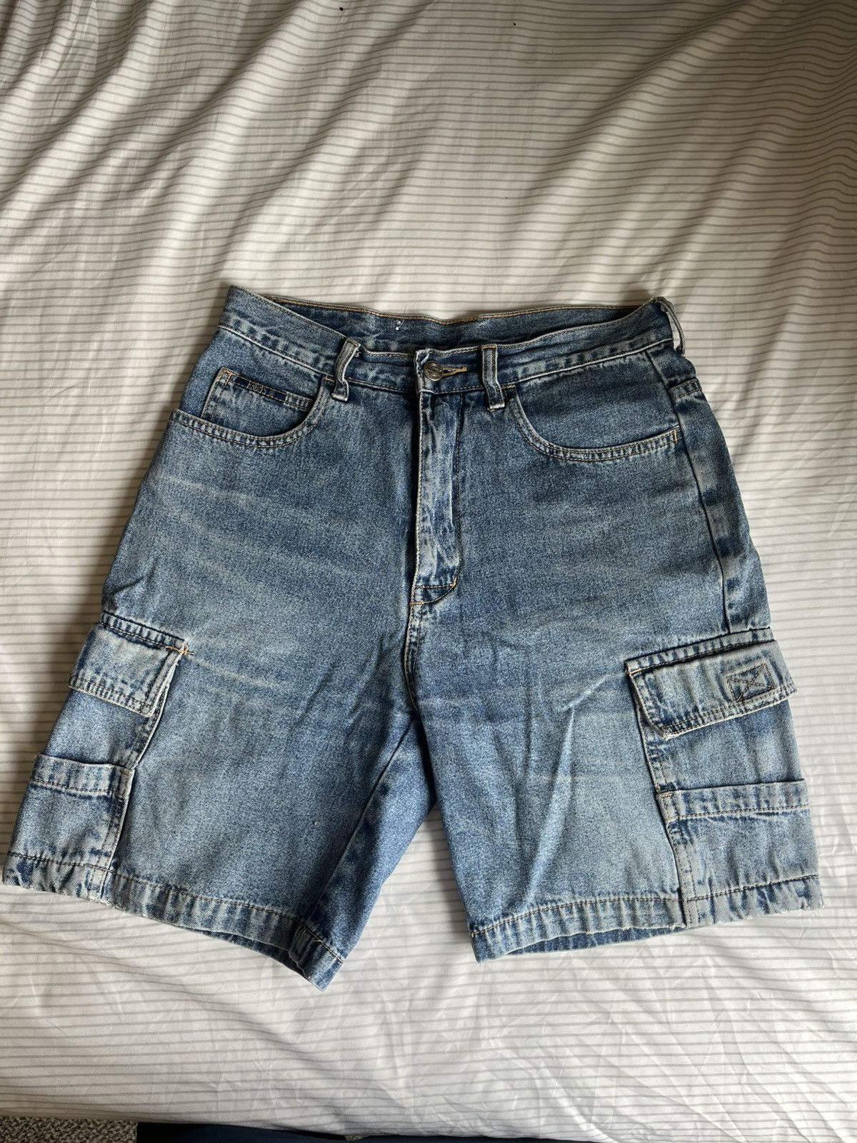Other Brams Paris Denim Cargo Shorts Size 29" - 1 Thumbnail