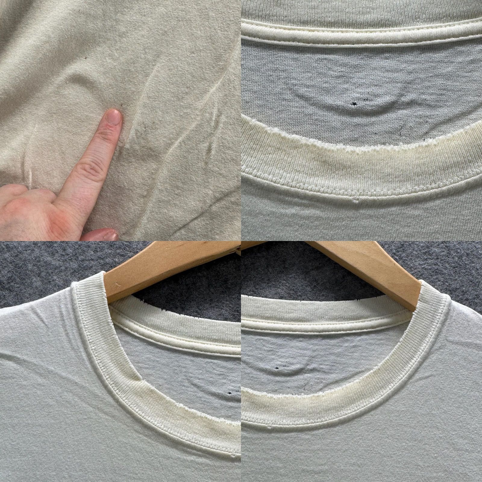Dickies Dickies Shirt Mens L White Pocket Crewneck Cotton Jersey Logo Workwear Size US L / EU 52-54 / 3 - 8 Thumbnail