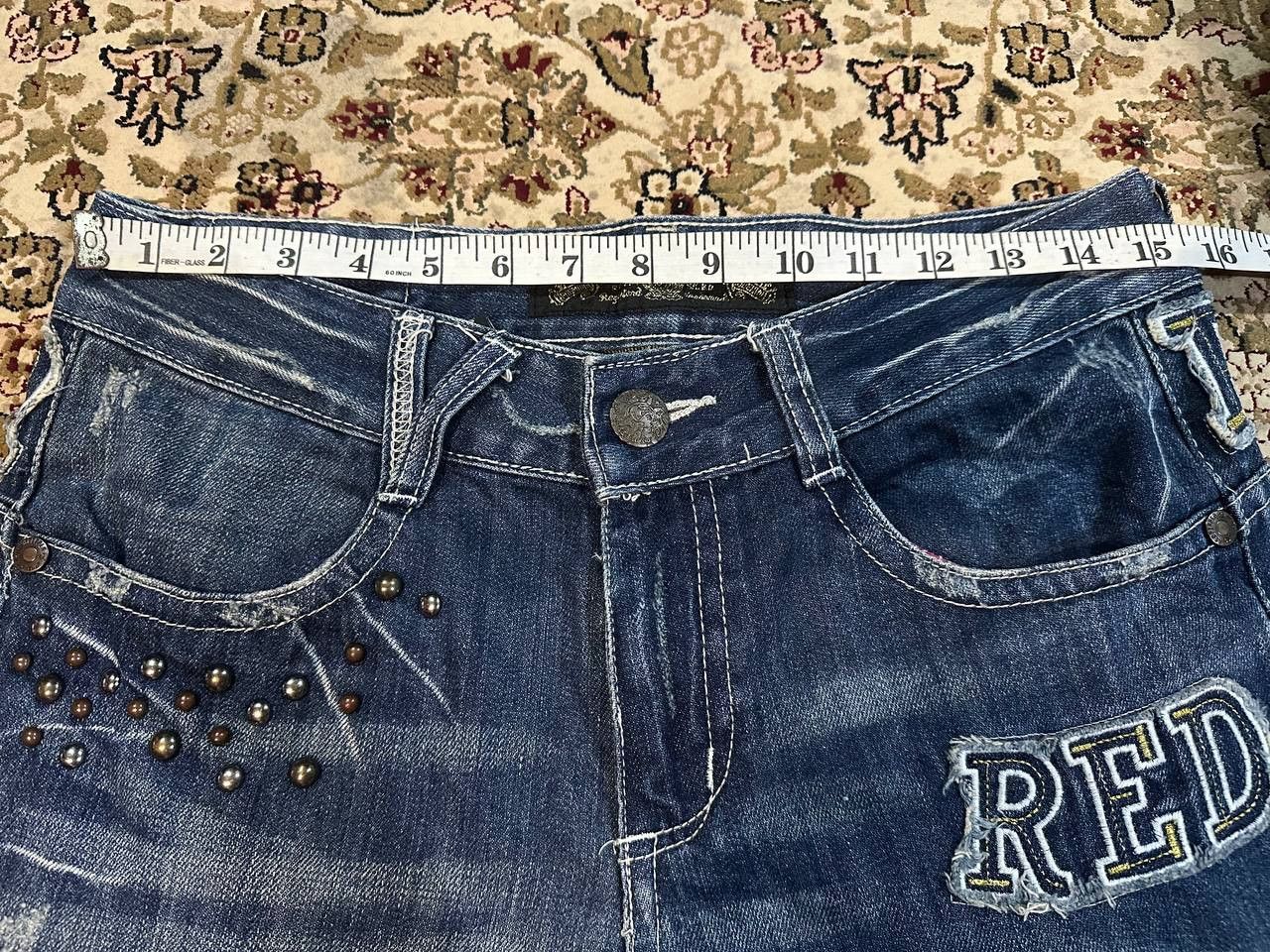 If Six Was Nine RED PEPPER Bootcut Flare Size US 30 / EU 46 - 4 Thumbnail