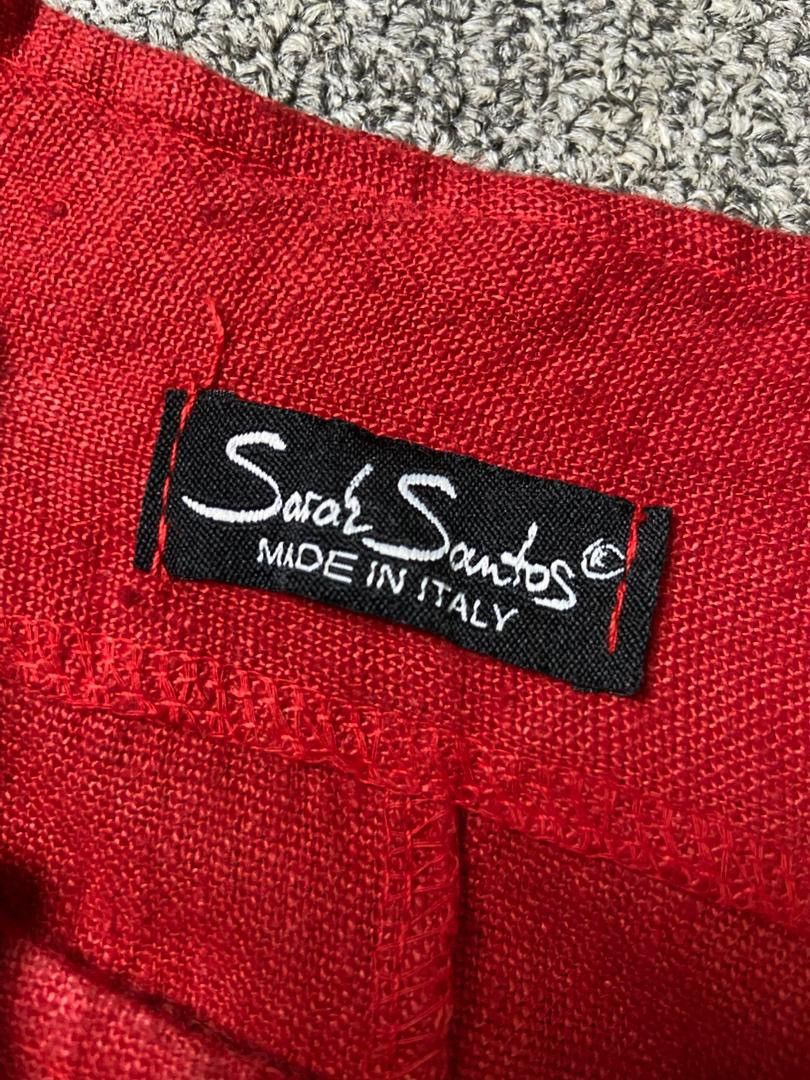 Japanese Brand Sarah Santos Linen Hem Tank Top (180) Size M / US 6-8 / IT 42-44 - 3 Thumbnail