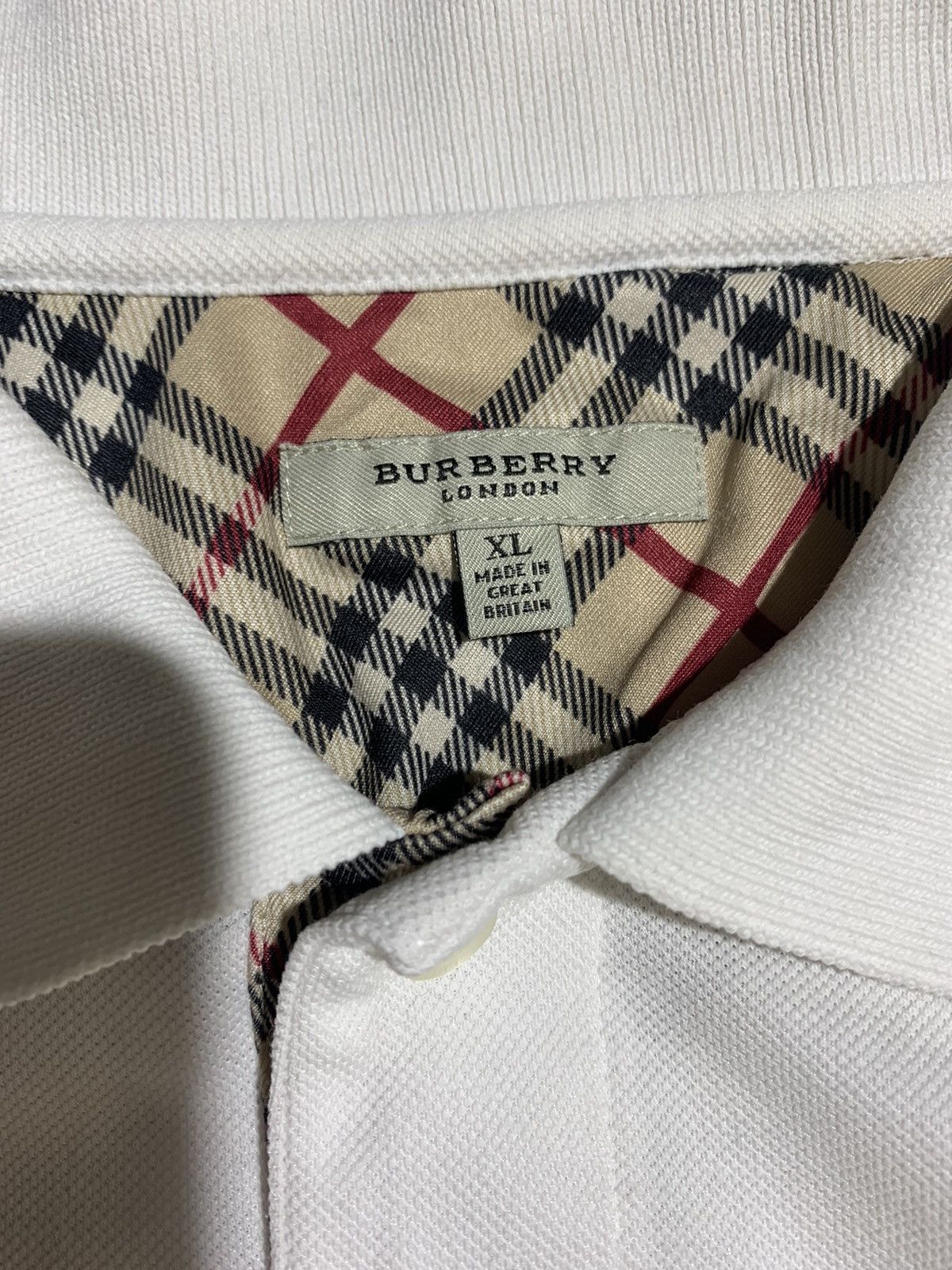Burberry × Vintage Vintage Burberry Polo T-Shirt Retro Rare Hype Y2K Size US XL / EU 56 / 4 - 3 Thumbnail