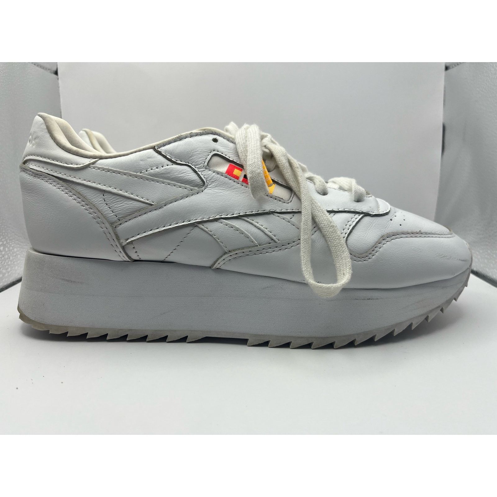 Reebok Reebok x Gigi Hadid Classic Leather Double White Sneakers Size US 9.5 / IT 39.5 - 1 Thumbnail