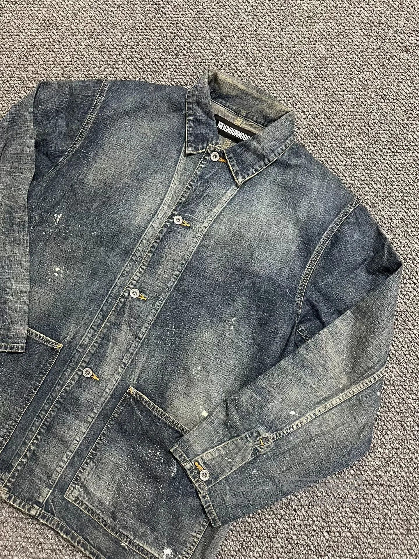 Neighborhood neighborhood coverall denim jacket in L size. Size US L / EU 52-54 / 3 - 2 Thumbnail