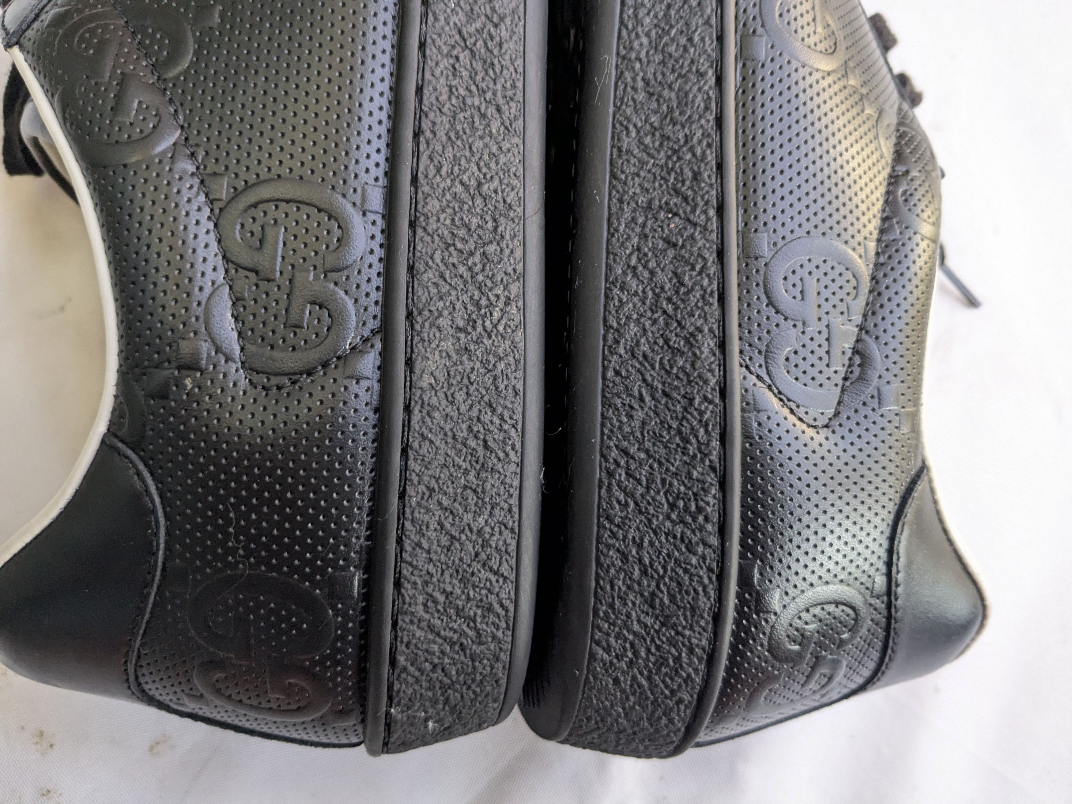 Gucci Gucci black mens leather shoes 8.5 Monogram Size US 8.5 / EU 41-42 - 12 Thumbnail
