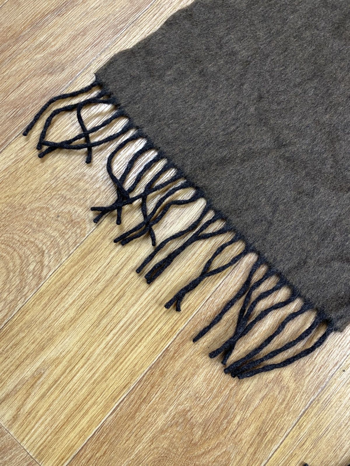 Canali Canali Brown Lana and Angora Wool Scarf Size ONE SIZE - 6 Thumbnail