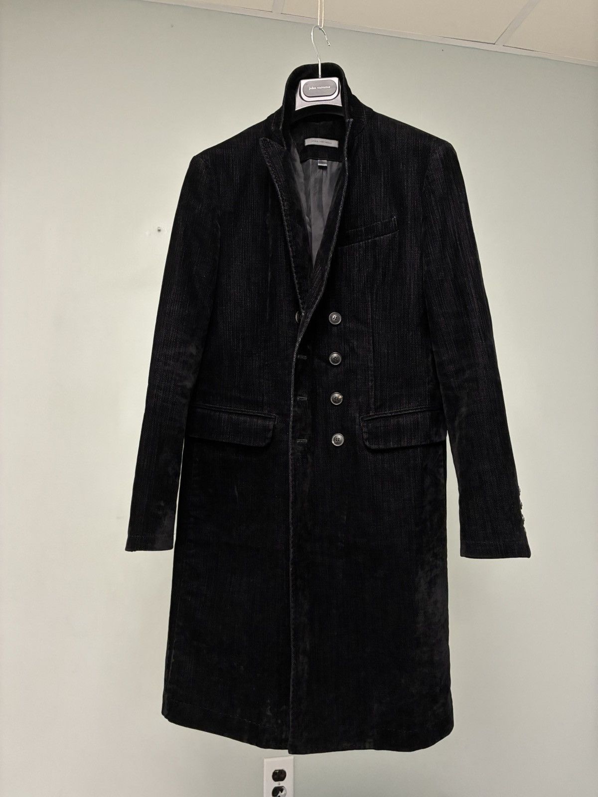 John Varvatos Flocked Velvet Coat EU 44 USA 34 Small Size US S / EU 44-46 / 1 - 9 Thumbnail