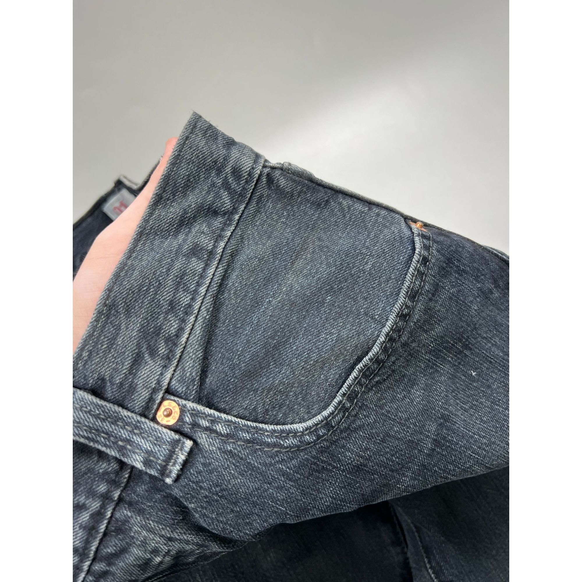 Levi's Levi’s 501 Black Denim Jeans Pants (Y0935) Size US 33 - 6 Thumbnail