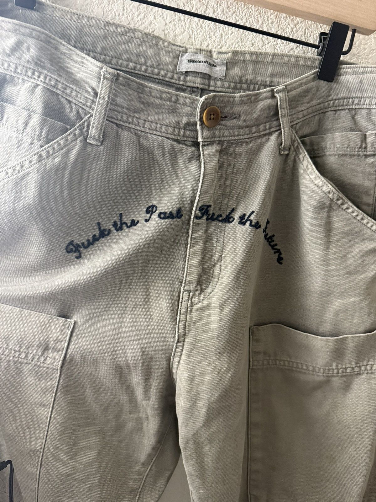 Undercover Undercover “Fuck The Past, Fuck The Future” Pants Size US 36 / EU 52 - 4 Thumbnail
