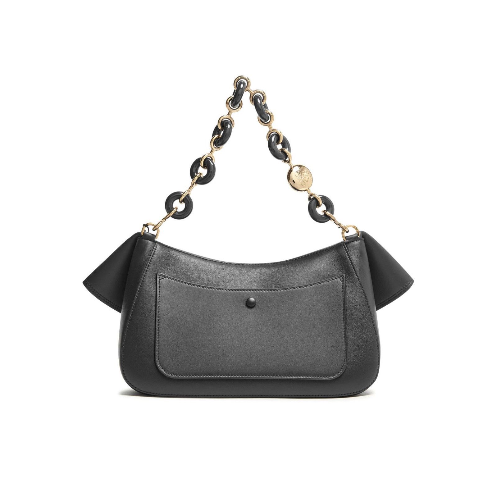 Loewe LOEWE Ola Medium Black Leather Shoulder Bag New & Authentic Size ONE SIZE - 3 Thumbnail
