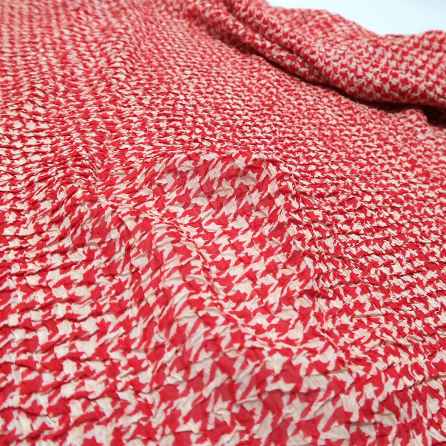 Issey Miyake Issey Miyake Tsumori Chisato "Houndstooth" Wrinkled Cardigan Size US M / EU 48-50 / 2 - 11 Thumbnail