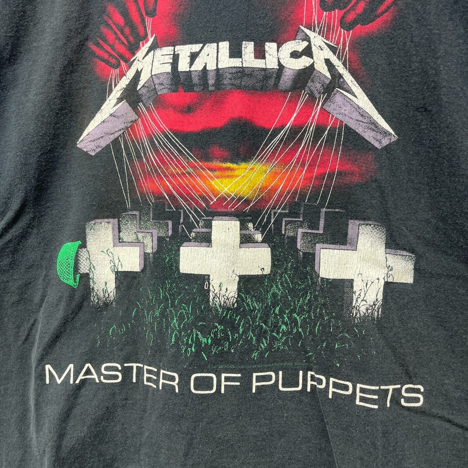 Vintage Vintage Y2K Metallica Master of the Puppets Band T Shirt XL Size US XL / EU 56 / 4 - 3 Thumbnail