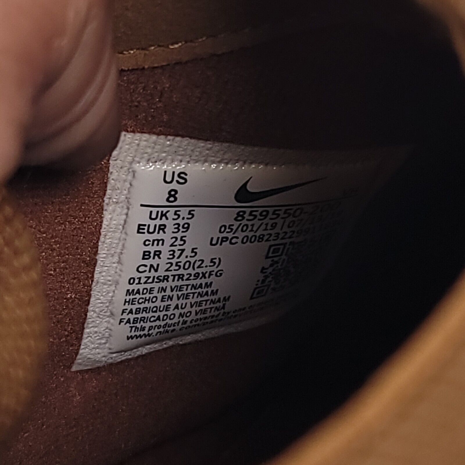 Nike Nike Air Max Thea Mid Shoe Womens Size 8 859550-200 Brown Size US 8 / IT 38 - 8 Thumbnail