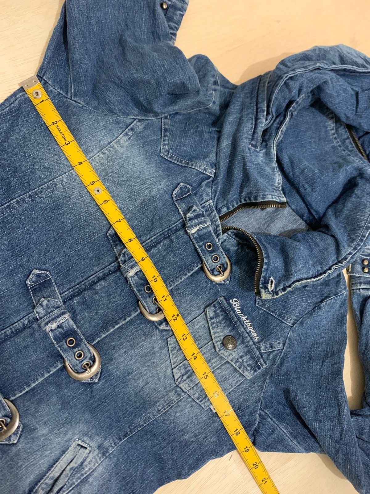 Hysteric Glamour × If Six Was Nine × Japanese Brand Backs Seven Loveless Ifsixwasnine Bono Denim Jacket Size US M / EU 48-50 / 2 - 12 Thumbnail