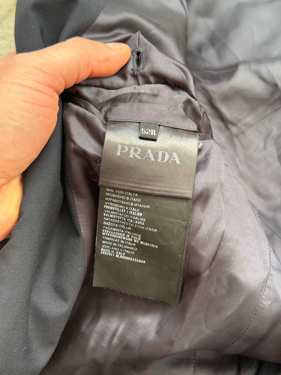 Prada Vintage Prada Men Blazer Jacket Size 52R - 8 Thumbnail
