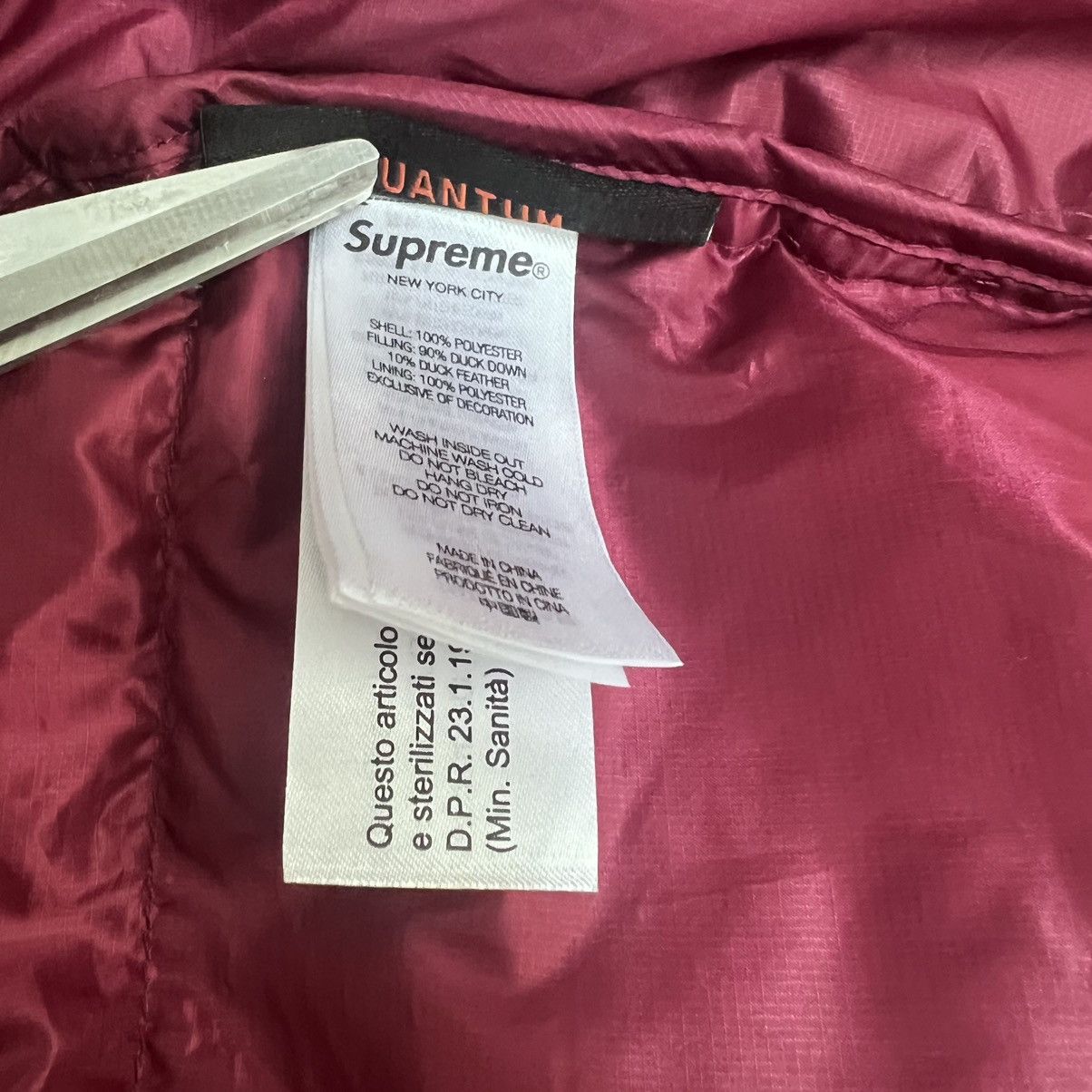 Supreme Supreme 700-Fill Down Lightweight Puffer Jacket Magenta XL Size US XL / EU 56 / 4 - 12 Thumbnail