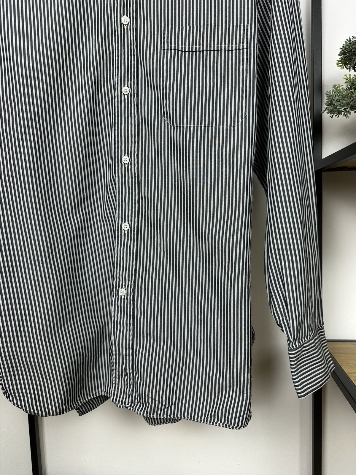Brioni Brioni Luxury Striped Shirt Classic Old Money Style Men’s L Size US L / EU 52-54 / 3 - 4 Thumbnail