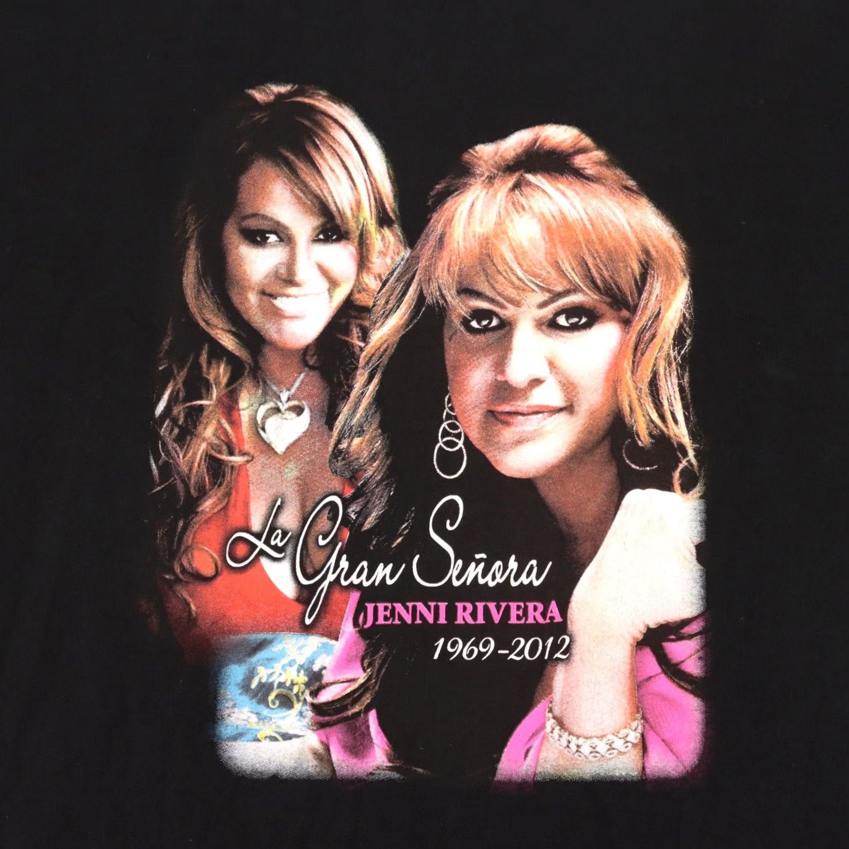Vintage Jenni Rivera Descanse En Paz RIP tshirt XL Black Men T-Shirt 1969 - 2012 Koky Descanse En Paz RIP Tshirt XL Black Men Size US XL / EU 56 / 4 - 2 Thumbnail