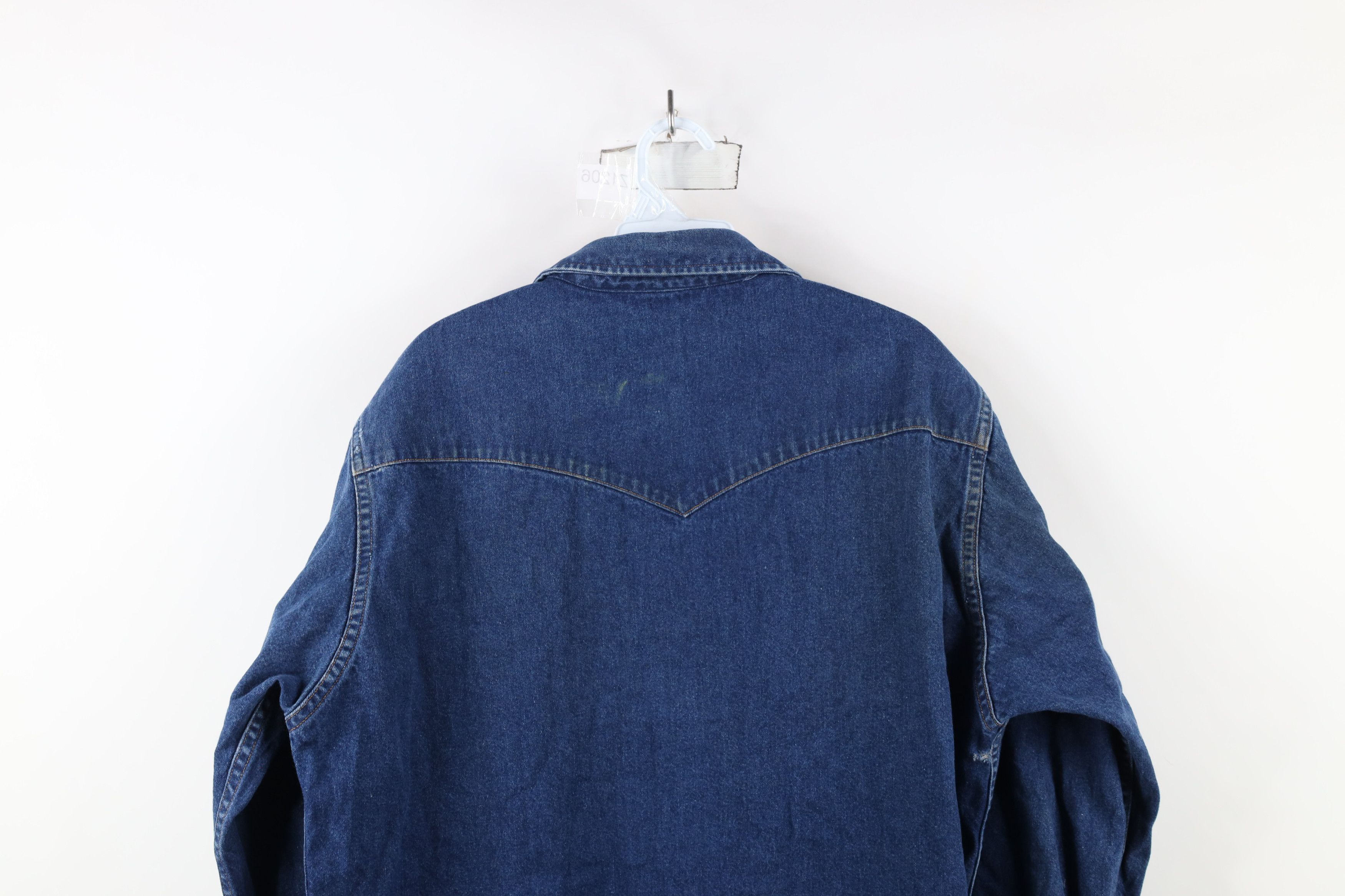 Carhartt × Vintage Vintage 90s Carhartt Western Cowboy Snap Button Shirt USA Size US XXL / EU 58 / 5 - 12 Thumbnail