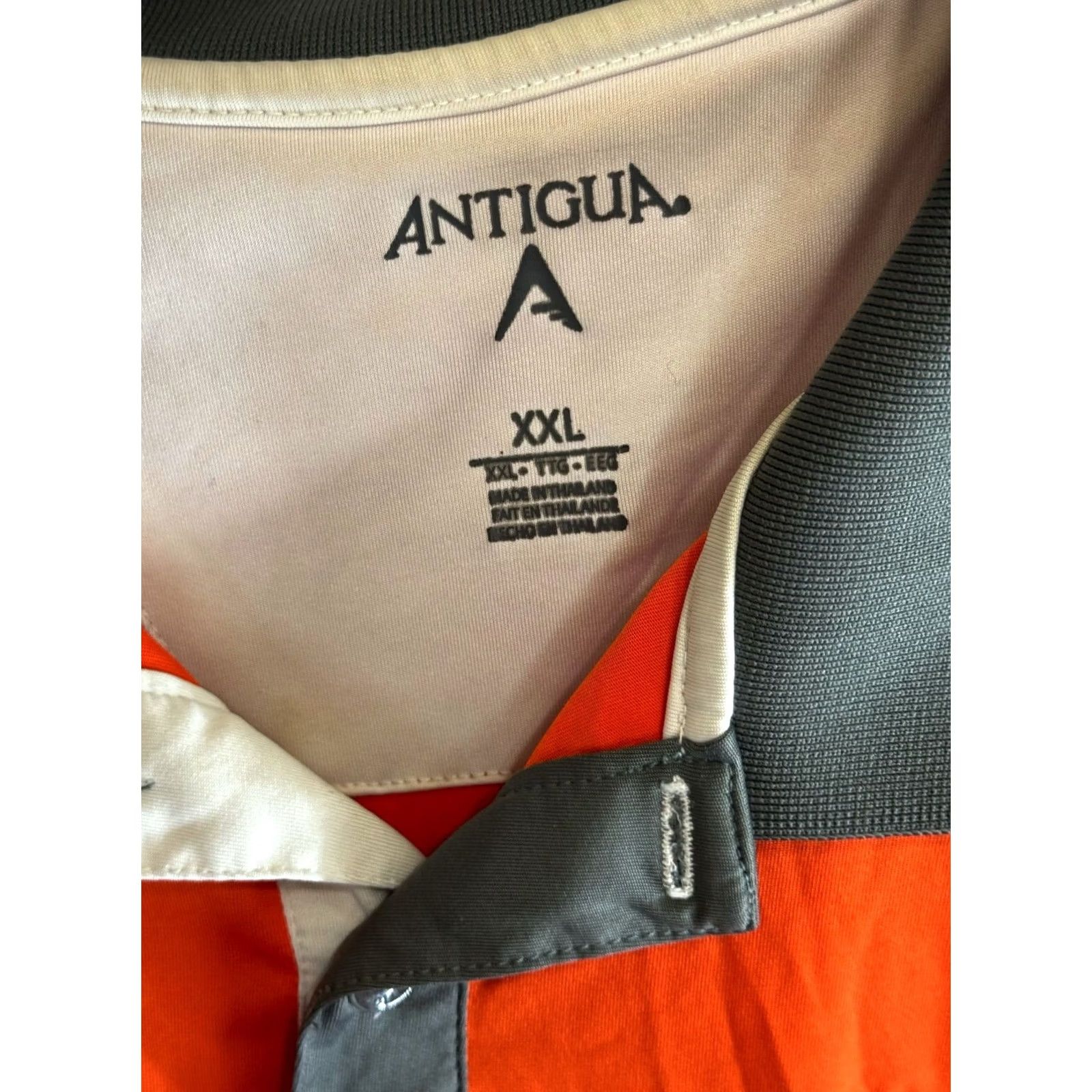 Vintage Antigua Embroidered BG Poly POLO SHIRT 2XL XXL Size US XXL / EU 58 / 5 - 4 Thumbnail