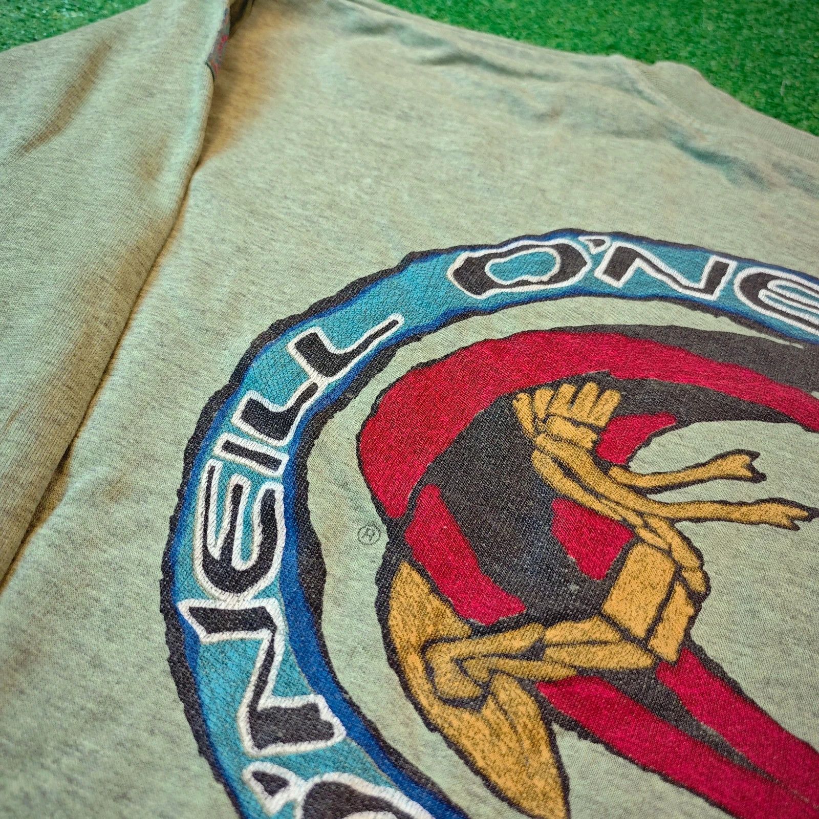 O'Neill Vintage O'neill sweatshirt mens Large green 90s surfer Size US L / EU 52-54 / 3 - 4 Thumbnail