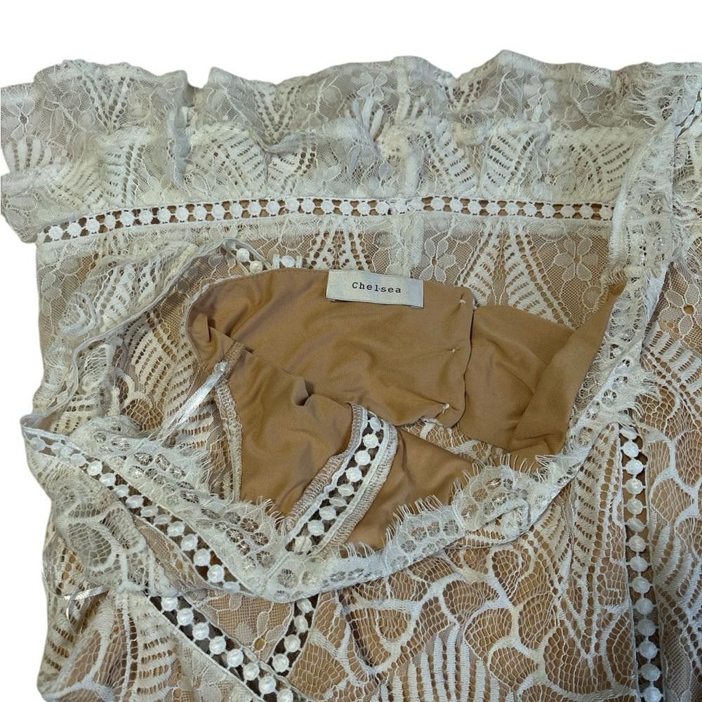 Designer Chic Chelsea Lace Overlay Dress Size S / US 4 / IT 40 - 3 Thumbnail