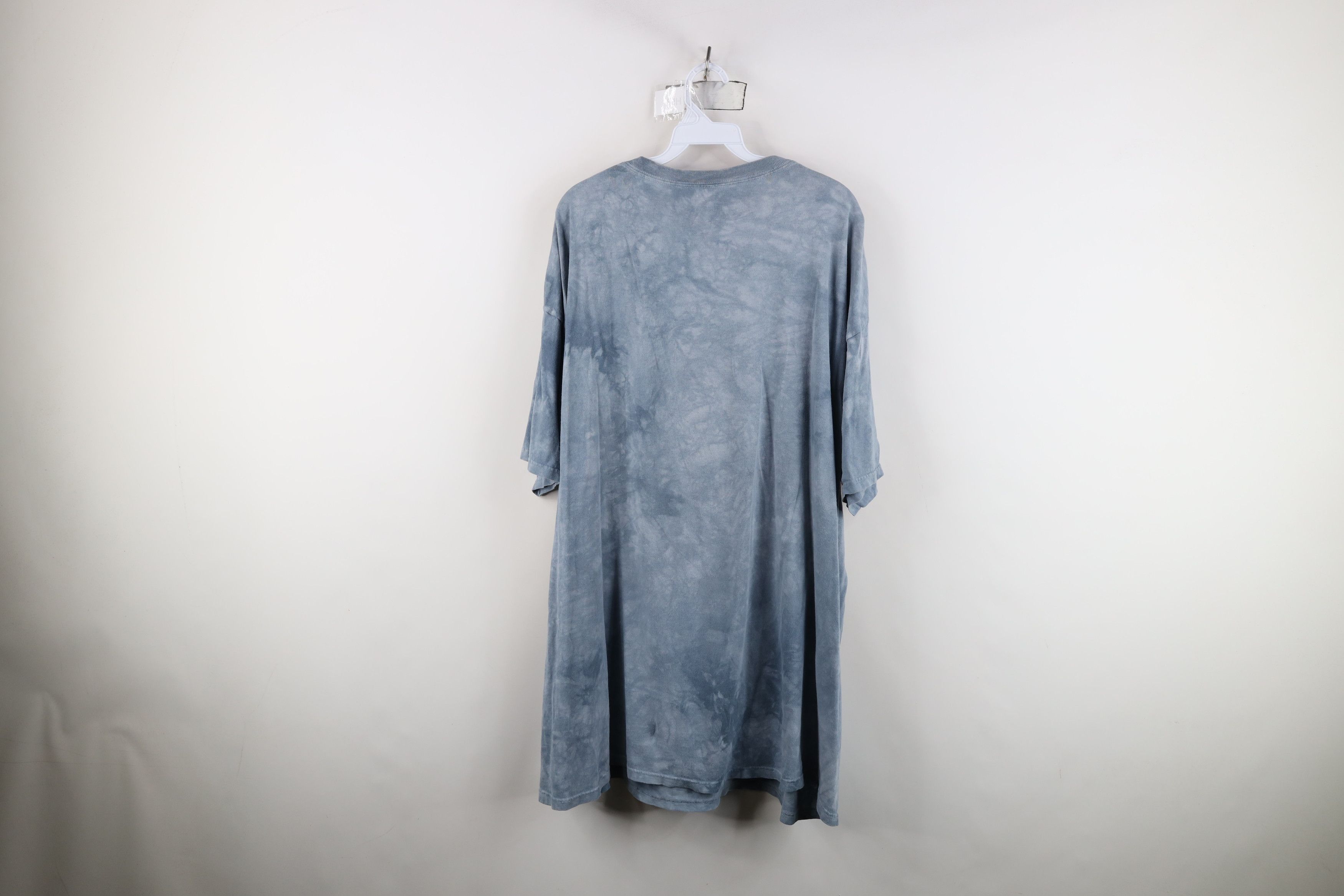 Vintage Vintage Y2K Streetwear Acid Wash Husky Dog Wolf T-Shirt Blue Size US XXL / EU 58 / 5 - 10 Thumbnail