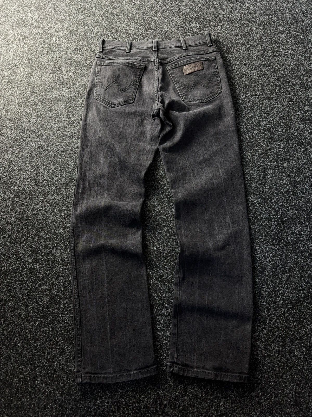 Wrangler Vintage 00s Wrangler Black Western Cowboy USA Style Size US 31 - 8 Thumbnail