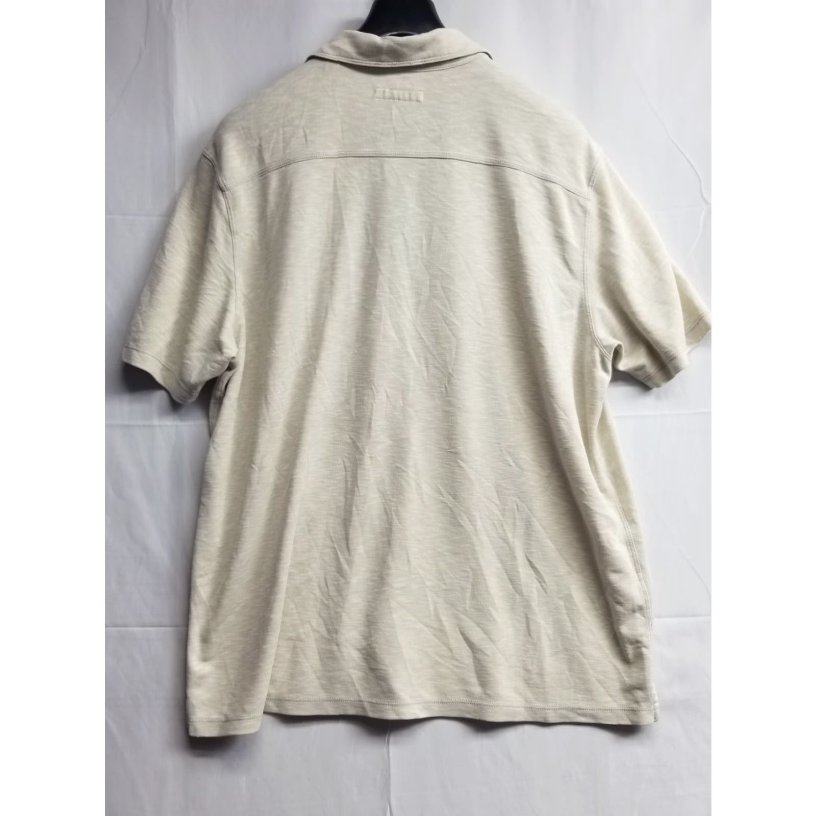 Tommy Bahama Tommy Bahama Polo Shirt Men XXL Beige Short Sleeve Collared Beach Relaxed Cotton Silk Casual Shirt Size US XXL / EU 58 / 5 - 2 Thumbnail