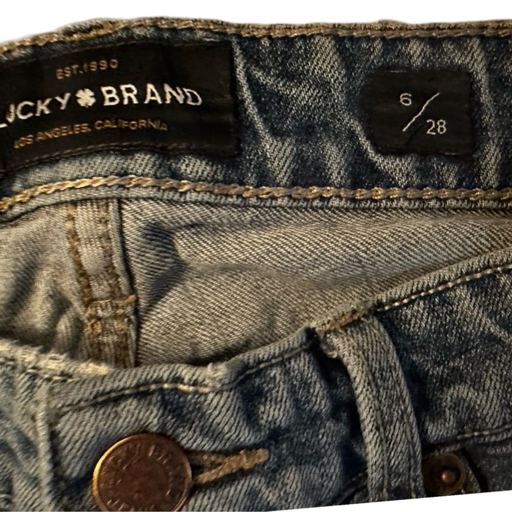 Lucky Brand Lucky Brand SWEET CROP Jean Blue Women’s Size 6/28. Size 28" / US 6 / IT 42 - 4 Thumbnail